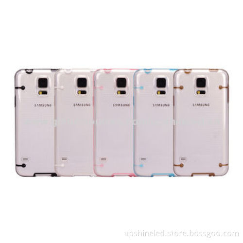 Drop-resistant PC Cases for Samsung Galaxy S5 Decorated by TPU